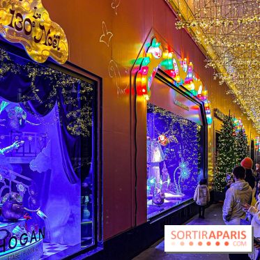 Les vitrines de Noël 2024 des Galeries Lafayette Haussmann avec Vianney et Kevin Germanier
