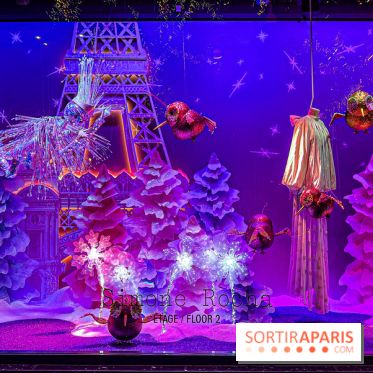Les vitrines de Noël 2024 des Galeries Lafayette Haussmann avec Vianney et Kevin Germanier