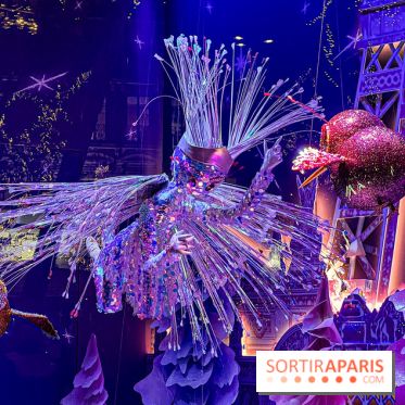 Les vitrines de Noël 2024 des Galeries Lafayette Haussmann avec Vianney et Kevin Germanier
