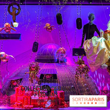 Les vitrines de Noël 2024 des Galeries Lafayette Haussmann avec Vianney et Kevin Germanier