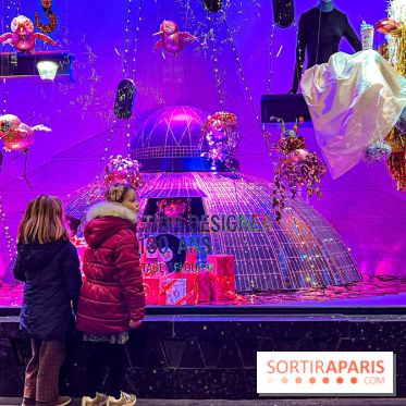Les vitrines de Noël 2024 des Galeries Lafayette Haussmann avec Vianney et Kevin Germanier