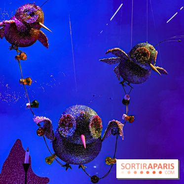 Les vitrines de Noël 2024 des Galeries Lafayette Haussmann avec Vianney et Kevin Germanier