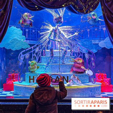 Les vitrines de Noël 2024 des Galeries Lafayette Haussmann avec Vianney et Kevin Germanier - image00065