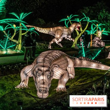 Jurassique en voir d'illumination, le parcours de lumières du jardin d'acclimatation 2024, les photos  -  A7C7087