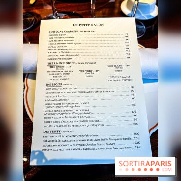 Brasserie Émil à Paris - carte - menu