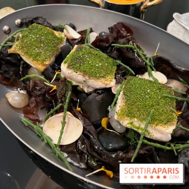 Le Grand Diner, Hôtel San Régis - Loup de mer en persillade