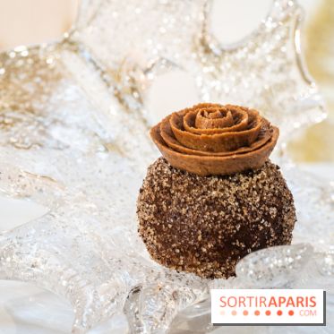 La bûche de Noël Hespéridée du Peninsula Paris 2024 et galette des rois 2025 -  A7C2241