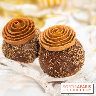 La bûche de Noël Hespéridée du Peninsula Paris 2024 et galette des rois 2025 -  A7C2257