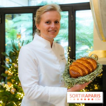 La bûche de Noël Hespéridée du Peninsula Paris 2024 et galette des rois 2025 -  A7C2270