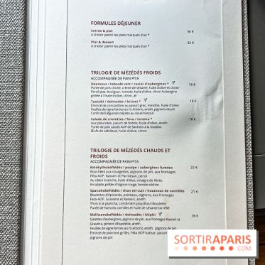 Osmossi par la maison Mavrommatis, le restaurant grec Paris 16e - carte - menu
