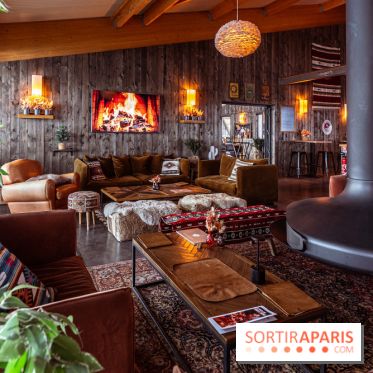 Bo Ranch, le restaurant - bar, site événementiel et lieu de compétition de Reining -  cheminée