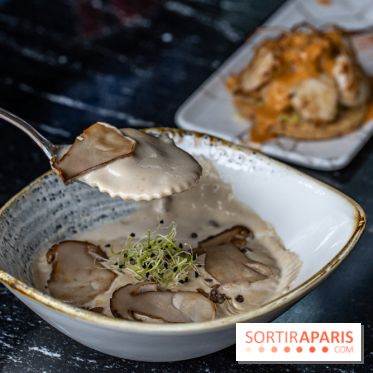 Bo Ranch, le restaurant - bar, site événementiel et lieu de compétition de Reining -  Ravioles aux cèpes