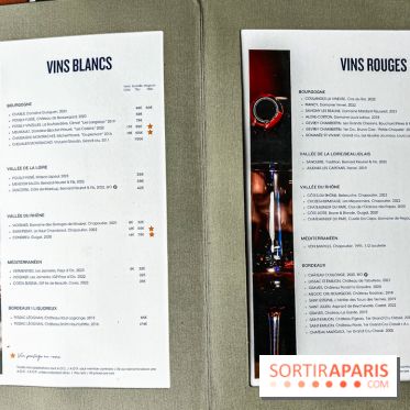 Bo Ranch, le restaurant - bar, site événementiel et lieu de compétition de Reining - carte des vins