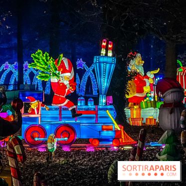 L'Odyssée Lumineuse 2024, le parcours de lumières au Parc Floral - les photos - Père Noël