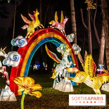 L'Odyssée Lumineuse 2024, le parcours de lumières au Parc Floral - les photos -  licornes