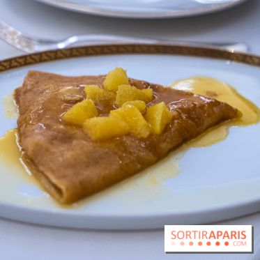 Le tea time Impérial de Noël du Ritz Paris, l'expérience exceptionnelle - les photos -  crêpes Suzette 