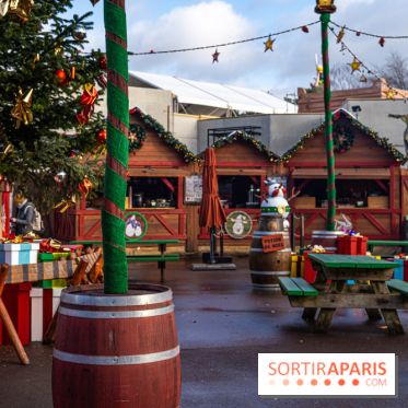 Noël au Parc Astérix 2024 - nos photos -  marché gourmand de Noël