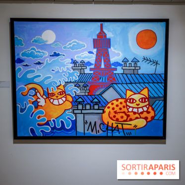 M. Chat, nos photos de son expo à la Galerie Brugier-Rigail