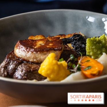 La Table du Château à Dampierre-en-Yvelines, le restaurant face au château - nos photos -  Cœur de filet de bœuf Charolais Label Rouge, foie gras chaud, sauce Madère