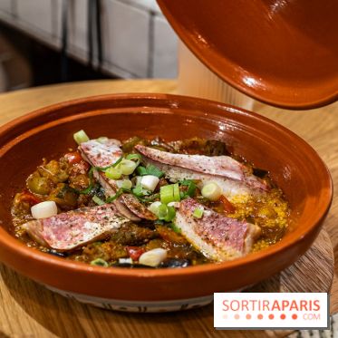 Inalis, le restaurant bistronomique à Fontainebleau - Seine-et-Marne 77 - Photos -  Filets de rouget fumés cuits en tajine, sur lit de ratatouille et semoule aux parfums berbères
