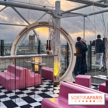 Bulle de rêves : la terrasse d'hiver du restaurant George au sommet du Centre Pompidou