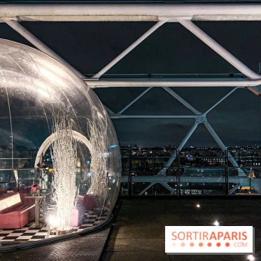 Bulle de rêves : la terrasse d'hiver du restaurant George au sommet du Centre Pompidou