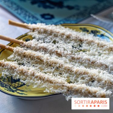 Café Ginori à Paris - tea time et apéritivo Place Vendôme - gressin parmigiano