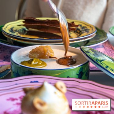 Café Ginori à Paris - tea time et apéritivo Place Vendôme - pan cotta à partager