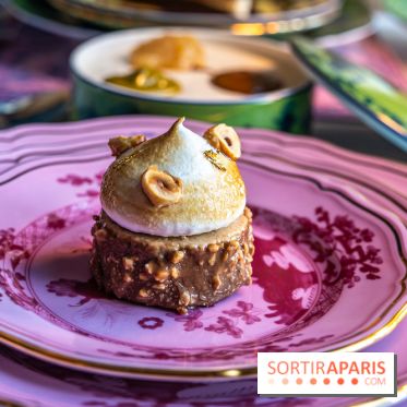 Café Ginori à Paris - tea time et apéritivo Place Vendôme - semi freddo noisette