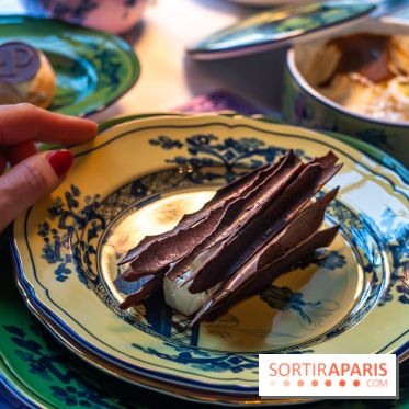 Café Ginori à Paris - tea time et apéritivo Place Vendôme - tiramisu buche 