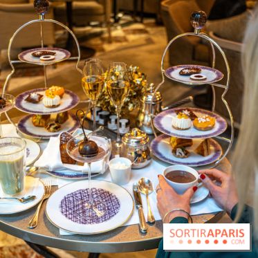 Le tea time de Noël du Crillon 2024 par Matthieu Carlin