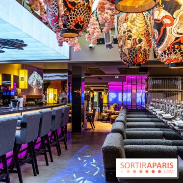 Pink Koï Paris - restaurant japonais -  salle - bar