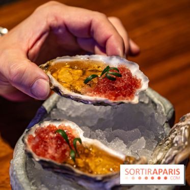 Pink Koï Paris - restaurant japonais -  Kaki Kajitsu su - huitres