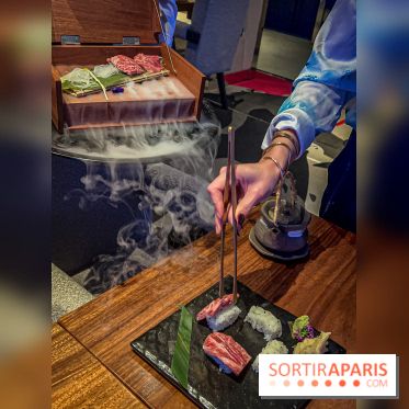 Pink Koï Paris - restaurant japonais - Wagyu sushi