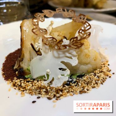 Campelli - Chou-fleur rôti, tahini, sésame