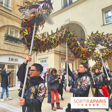 Défilé du Nouvel An Lunaire-Chinois Faubourg Saint-Honoré  - fotor 1738761941191