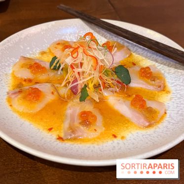 Kiku - Carpaccio de daurade royale