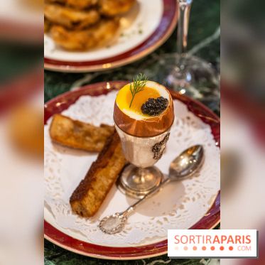 Le Bistro des Livres, le restaurant français pour les amoureux des bouquins -  oeuf à la coque