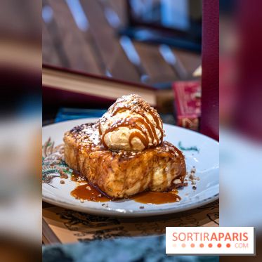 Le Bistro des Livres, le restaurant français pour les amoureux des bouquins -  pain perdu