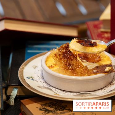 Le Bistro des Livres, le restaurant français pour les amoureux des bouquins -  crème brûlée