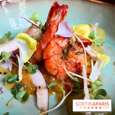 Jamrock - Crevettes, salsa mangue