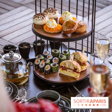 Le tea time éphémère face à la Tour Eiffel au Pullman - A7C02504