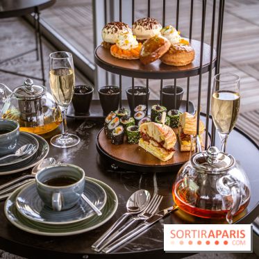 Le tea time éphémère face à la Tour Eiffel au Pullman - A7C02497