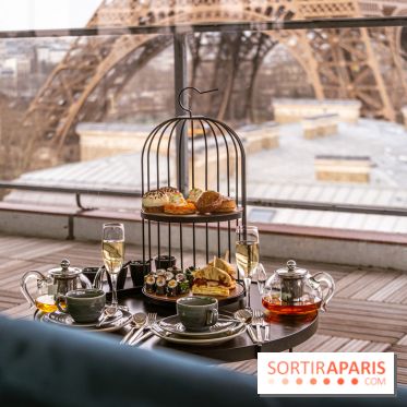 Le tea time éphémère face à la Tour Eiffel au Pullman