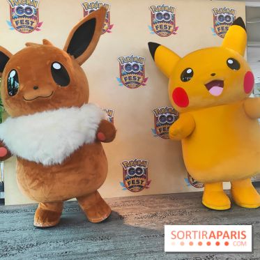Pokémon Go Fest Paris 2025 - Pikachu et Evoli