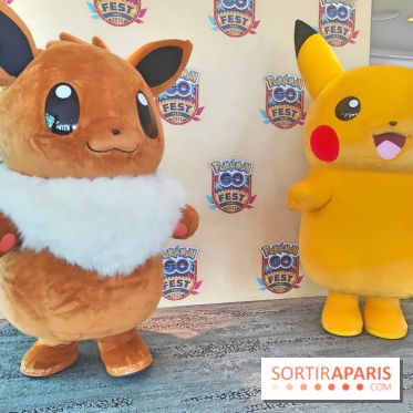 Pokémon Go Fest Paris 2025 - Pikachu et Evoli