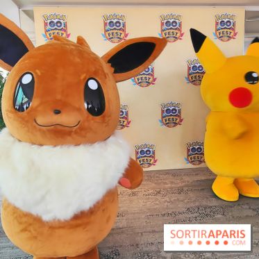 Pokémon Go Fest Paris 2025 - Pikachu et Evoli