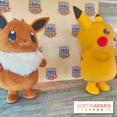 Pokémon Go Fest Paris 2025 - Pikachu et Evoli