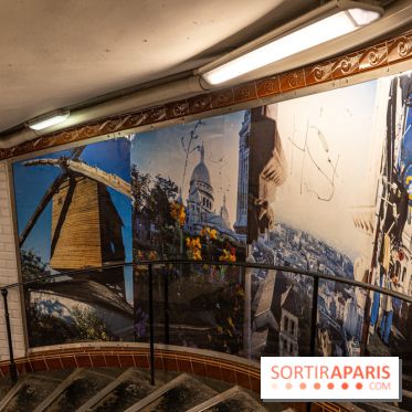 Station Abbesses - métro parisien - A7C02731