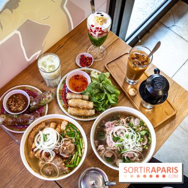 Ngoc Xuyen Saigon, le restaurant vietnamien du 13e aux bons pho et soupes de nouilles - table